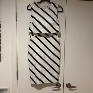 Striped Sheath Dress